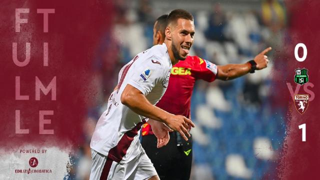 Sassuolo-Torino 0-1, highlights 