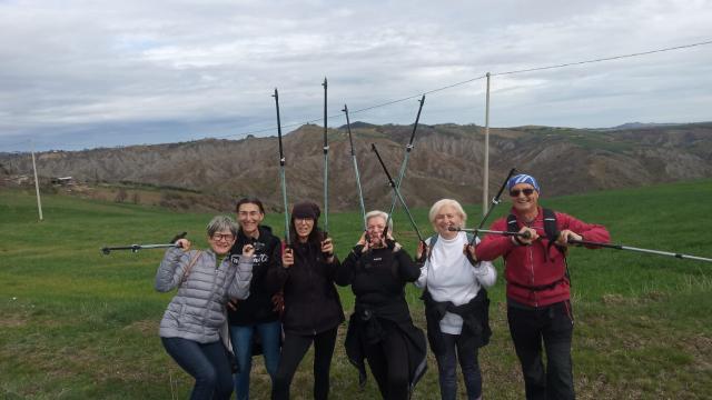 Unione Sportiva Acli, Nordic Walking: camminata a Piane di Morro di Folignano