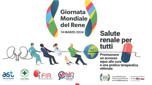 'Giornata mondiale del rene', Nefrologia dell’AST Ascoli apre le porte per offrire consulenze gratuite ed informazioni