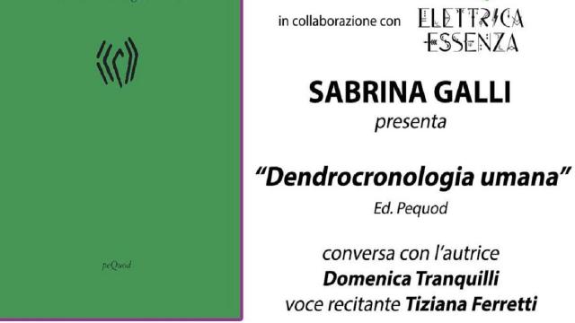 San Benedetto del Tronto, all'Auditorium Tebaldini Sabrina Galli presenta libro 'Dendrocronologia umana'