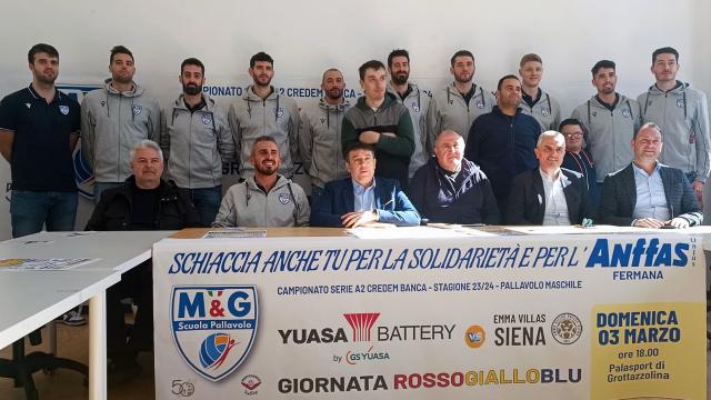 Pallavolo Serie A2, Yuasa Battery in campo per la solidarietà. Parte incasso del match contro Siena devoluto all’Anffas