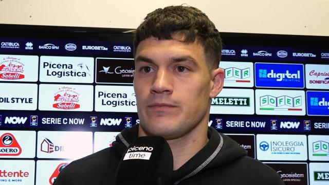 Ascoli-Carpi 2-1, voce Curado in zona mista: “Fisicamente mi sento molto bene. Secondo me non era rigore”
