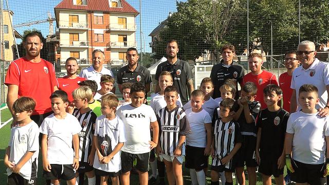 Ascoli Calcio: Bellusci, Di Tacchio e Viviano all'Open Day maschile al Centro Sportivo Tofare