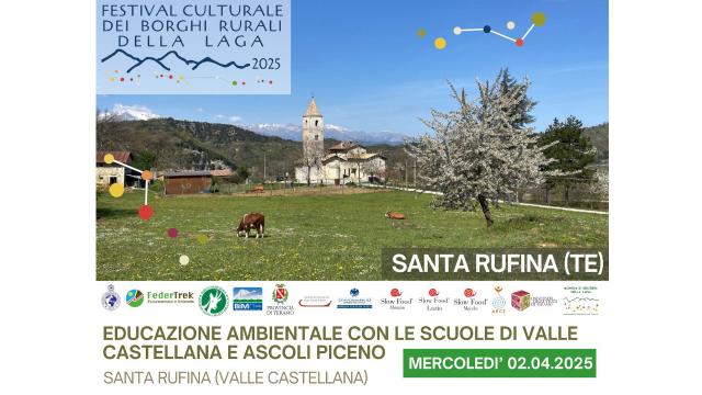 Educazione ambientale con le scuole di Ascoli e Valle Castellana a Santa Rufina con il Festival Borghi Rurali della Laga