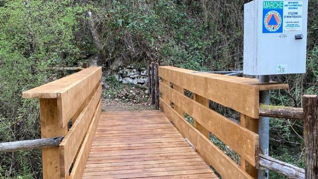 Consorzio di Bonifica delle Marche realizza tre ponticelli sul Rio Garrafo ad Acquasanta Terme 