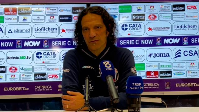 Pescara-Ascoli 1-2, la voce di Cudini in sala stampa: ''Premiato il nostro coraggio. Mi è piaciuto l'atteggiamento''