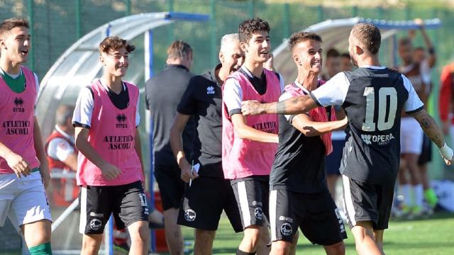 Eccellenza Marche, secondo pari di fila per l'Atletico Ascoli. Col Chiesanuova non basta il rigore di Minnozzi