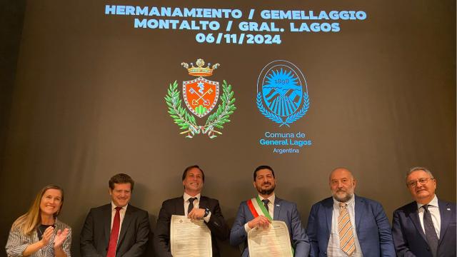 Montalto Delle Marche e General Lagos (Argentina) siglano un gemellaggio nell’anno del Turismo delle Radici