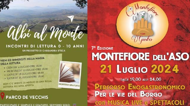 Montefiore dell’Aso, ricco il programma delle manifestazioni estive 