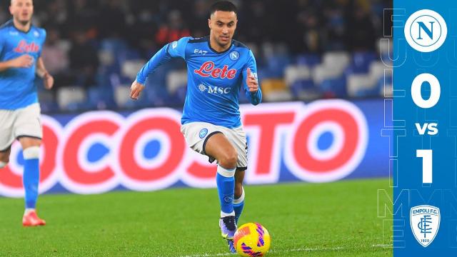 Napoli-Empoli 0-1, highlights