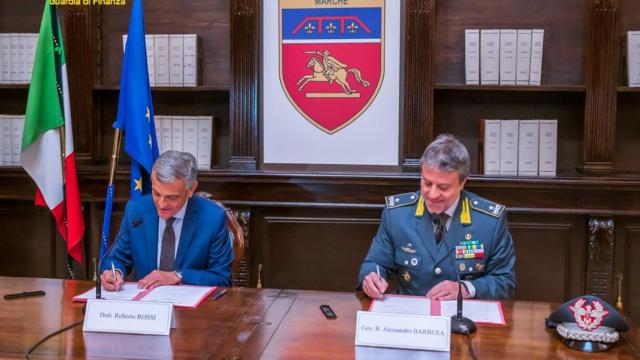 Guardia di Finanza Ancona, aggressione ai patrimoni illeciti: sottoscritto memorandum operativo