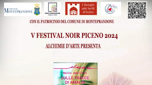 Monteprandone, Marco Apolloni protagonista del quarto appuntamento del 5° Festival Noir Piceno 