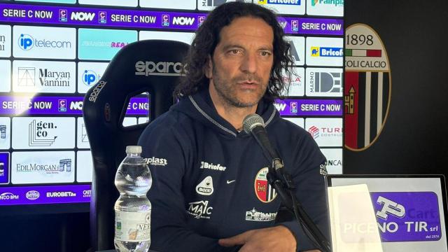 Ascoli Calcio, Cudini: “Rimini solido, fisico e pericoloso in transizione. Menna non è a disposizione”