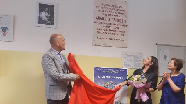 IIS Capriotti celebra i quarant’anni dalla sua intitolazione allo scienziato e docente sambenedettese