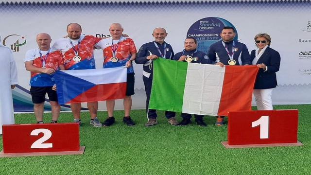 Tiro a volo, un oro ed un bronzo per il monteprandonese Nespeca al Campionato del Mondo di Paratrap