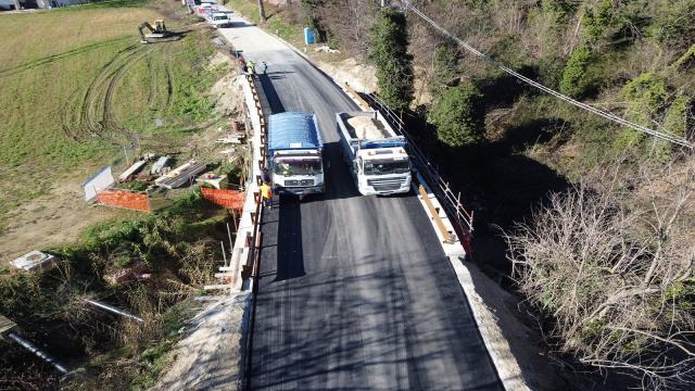 Provincia Ascoli Piceno, riaperta al transito la S.P.93 Venarottese dopo manutenzione straordinaria