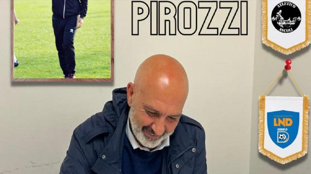 Atletico Ascoli, mister Pirozzi confermato in panchina anche per il prossimo campionato di Serie D