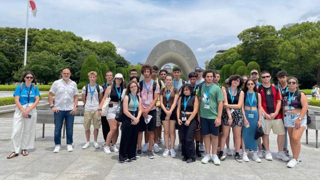 Giocamondo Study di Ascoli, delegazione studenti visita Hiroshima per sensibilizzare su tema di armi nucleari