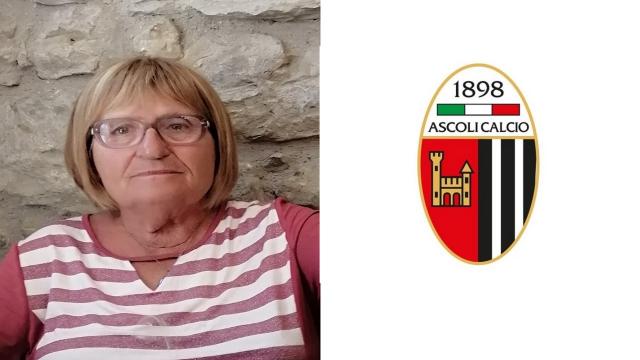 Ascoli Calcio, tanti auguri di buon compleanno alla supertifosa bianconera Palma