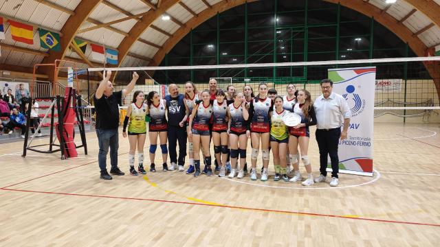 Riviera Samb Volley: l'Under 16 Femminile festeggia il titolo di campione provinciale