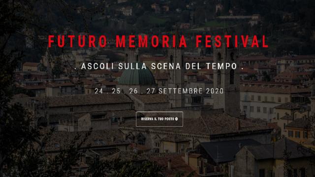 Ascoli Piceno, presentato alla Sala Cola dell'Amatrice il Futuro Memoria Festival