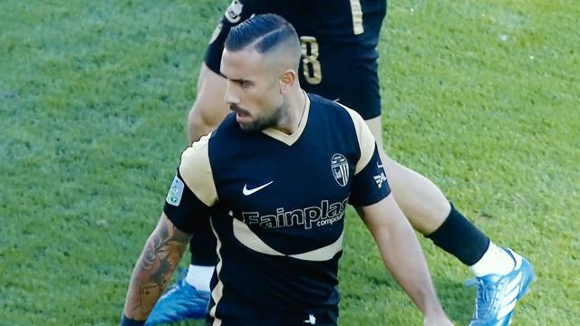 Ascoli Calcio, prima parte di stagione da protagonista per Falzerano poi lo stop muscolare a Dicembre