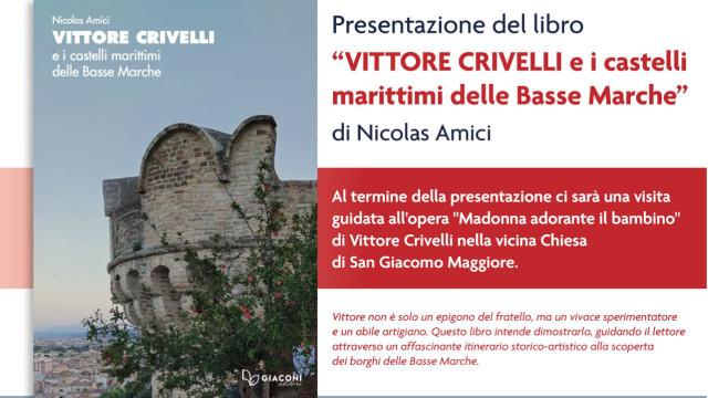 Massignano, presentazione del libro ''Vittore Crivelli e i castelli marittimi delle Basse Marche''