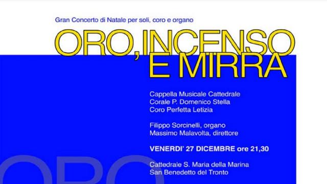 San Benedetto del Tronto, Concerto di Natale alla Cattedrale Basilica Santa Maria della Marina