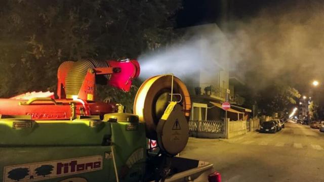San Benedetto del Tronto, continuano gli interventi di disinfestazione ordinaria su tutto il territorio urbano
