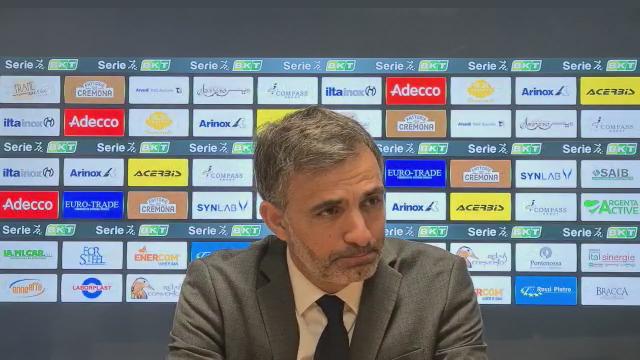 Cremonese-Alessandria 2-1, voci Pecchia (“Grandissima prestazione”) e Longo (“Punti di differenza non si sono visti”)