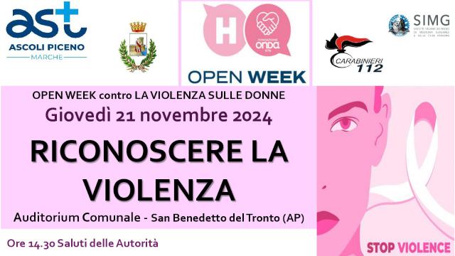 Violenza contro le donne, Ast di Ascoli: spazi aperti all'ascolto nei consultori familiari e convegno a San Benedetto 