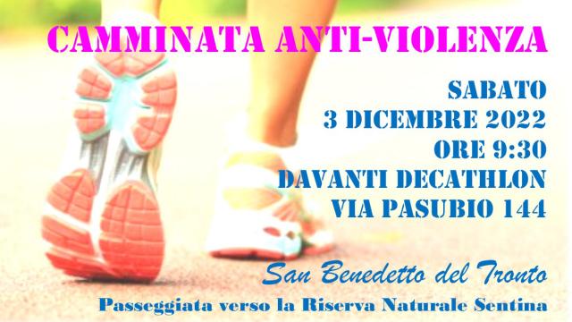 San Benedetto del Tronto, posticipata la 'Camminata antiviolenza' fino alla Riserva naturale della Sentina