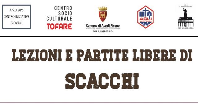 Ascoli Piceno, ultimo appuntamento con ''Laboratori intergenerazionali del gioco degli scacchi''