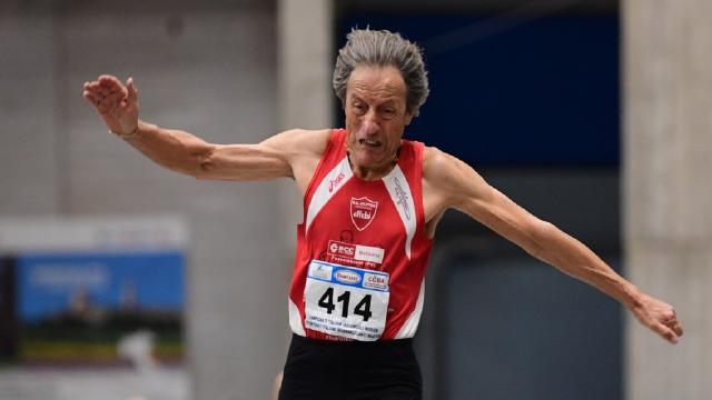 Atletica leggera, record del mondo del 75enne Costantini ai Campionati italiani master indoor