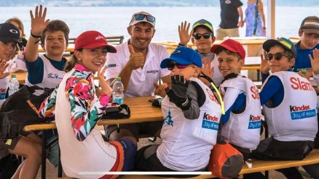 Circolo Nautico Sambenedettese, bene la squadra Optimist nella terza tappa del Trofeo Kinder