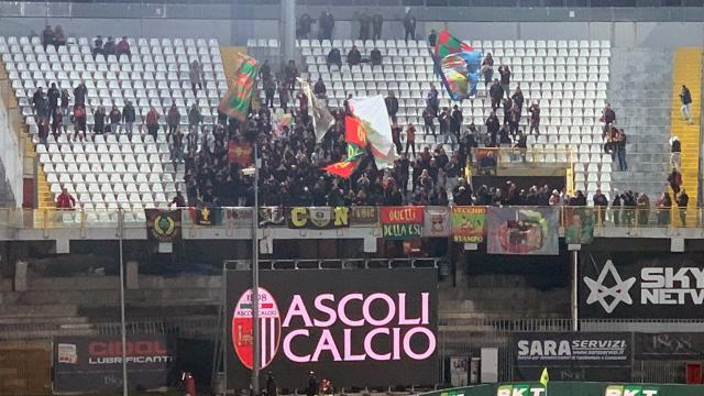 Ascoli-Ternana, dato definitivo dei tifosi rossoverdi presenti nel Settore Ospiti