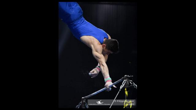 Ginnastica artistica, quarta piazza europea alla sbarra per il fermano Macchini