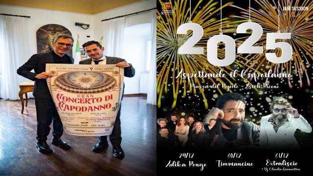 Ascoli Piceno: tre serate di grande musica in piazza fino a Capodanno e via al 2025 col Gran Concerto al Ventidio Basso