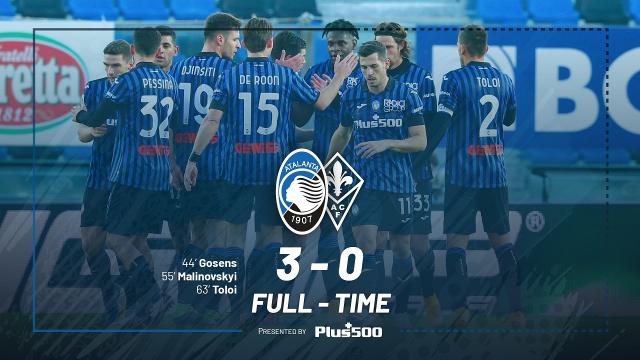 Atalanta-Fiorentina 3-0, highlights