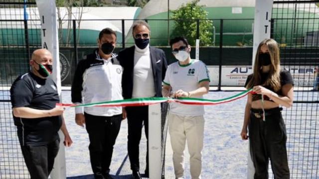 Ascoli: al Circolo Tennis Piceno inaugurato il campo da padel, lo sport del momento