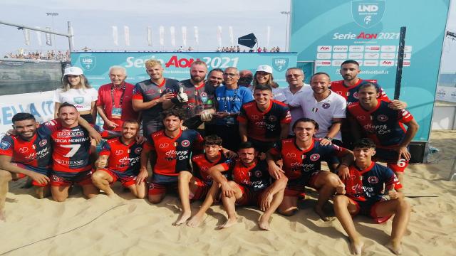 Beach soccer, la Samb conquista il bronzo tricolore battendo ai rigori il Catania