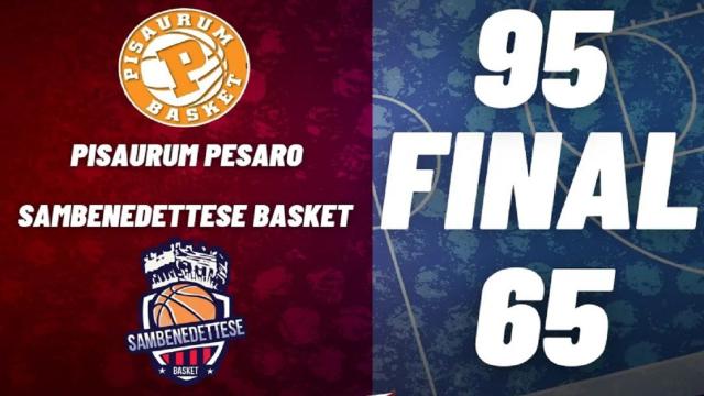 Basket Serie C Gold, Infoservice Sambenedettese sconfitta a Pesaro. Tentativo di aggressione a Caloia