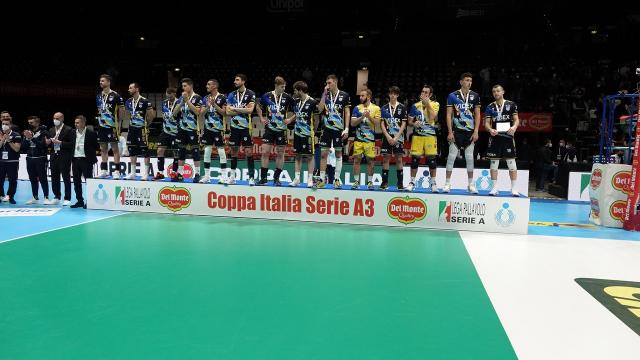 Coppa Italia Volley Serie A3: la Videx Grottazzolina sfiora l'impresa all'Unipol Arena di Bologna