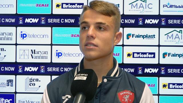 Ascoli-Perugia 0-1, la voce di Giunti in zona mista: “Prestazione molto buona, possiamo mettere in difficoltà chiunque”