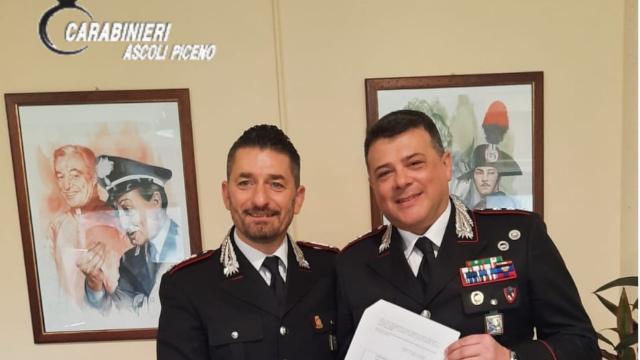 Compagnia Carabinieri di San Benedetto del Tronto: tenente D'Antonio promosso al grado di Capitano 