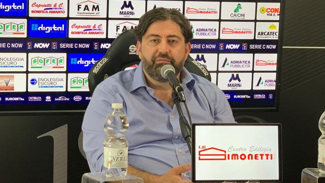 Ascoli Calcio, la conferenza stampa del direttore sportivo Righi dopo l'esonero di Carrera