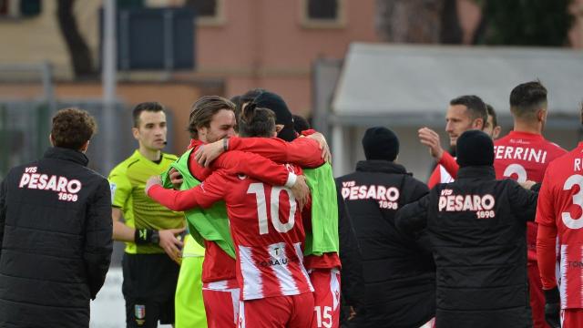 Serie C 29° turno: la Vis Pesaro vince in rimonta. L'Ancona Matelica frena la Reggiana, pari anche per Fermana