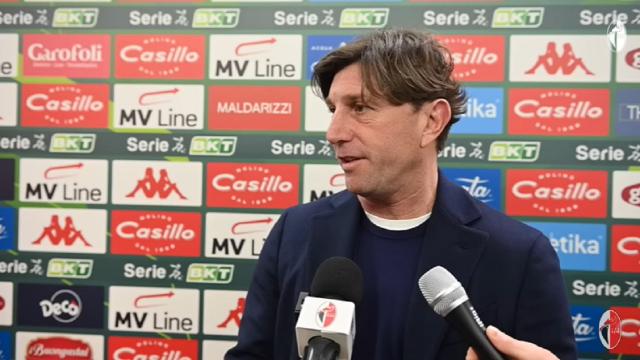 Bari-Benevento 2-0, voci Mignani (“Vittoria che vale tantissimo”) e Stellone (“Loro rigore si poteva non dare”)