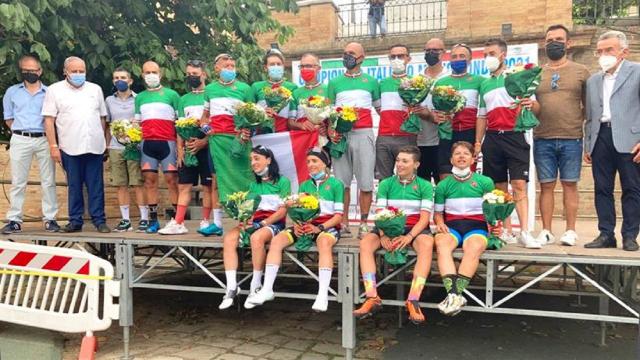 Ciclismo: ecco i nuovi campioni italiani FCI Mediofondo 2021 a Monte Urano