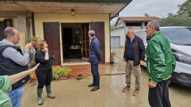 Maltempo, situazione in miglioramento in tutte le Marche. Sopralluogo di Aguzzi nelle zone più colpite